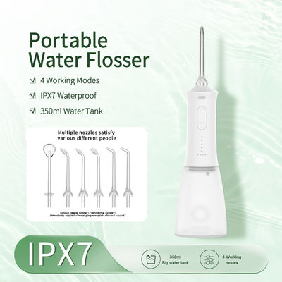 Cordless IPX7 waterproof electric rechargeable dental care  water flooser