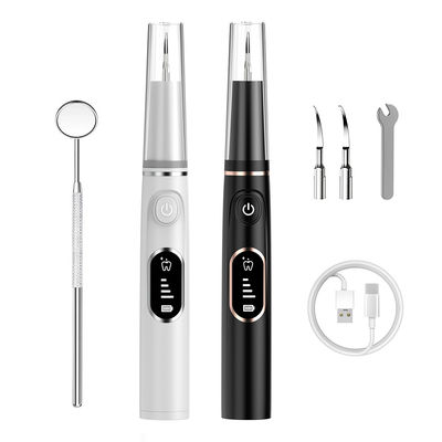 Professional USB LED Light Built In Ultrasonic Tooth Cleaner Portable Dental Electric Scaler Electric Tooth Cleaner