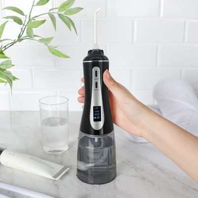 Leakproof Cordless Select Black Water Flosser Waterproof 30-150PSI